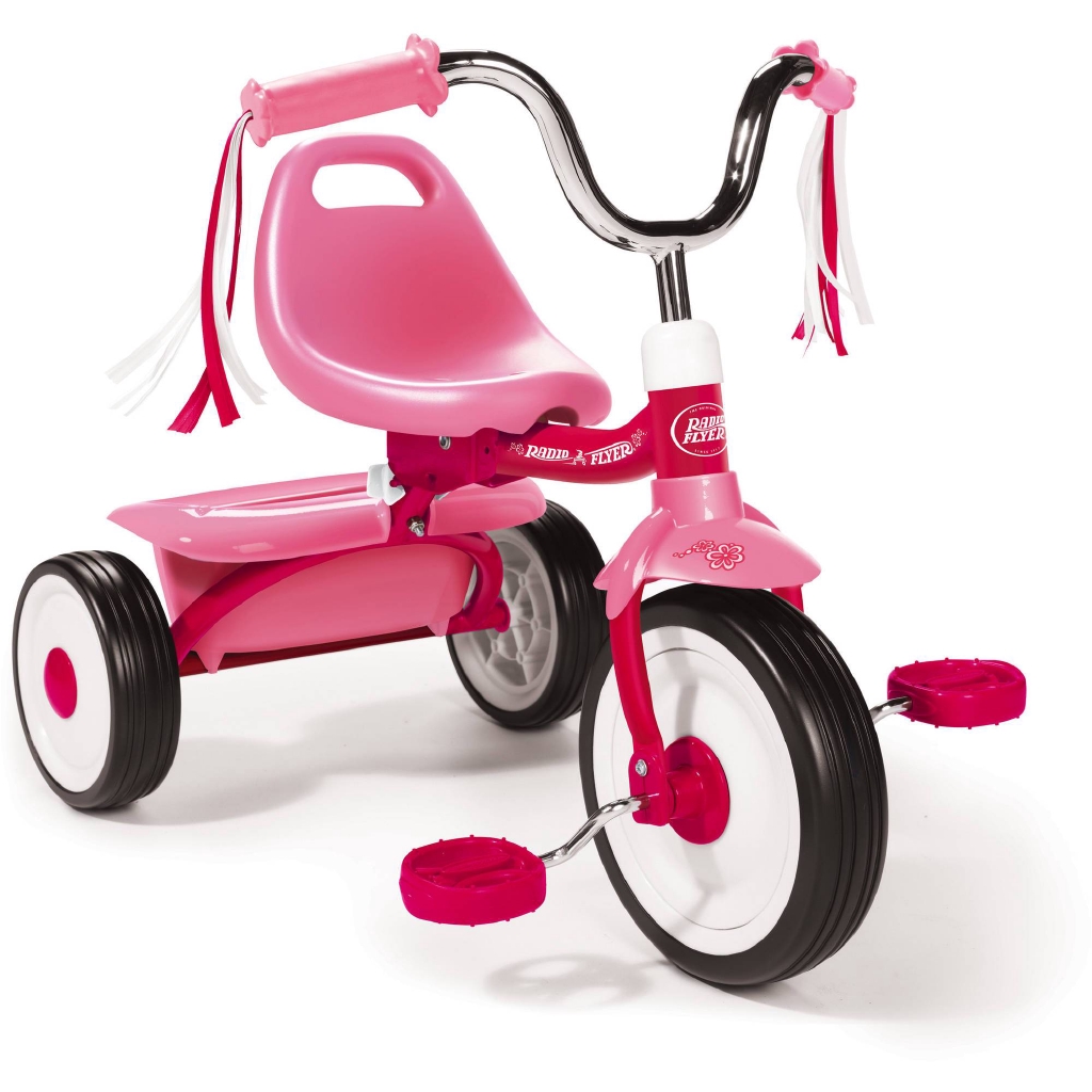 pink radio flyer tricycle 4 in 1