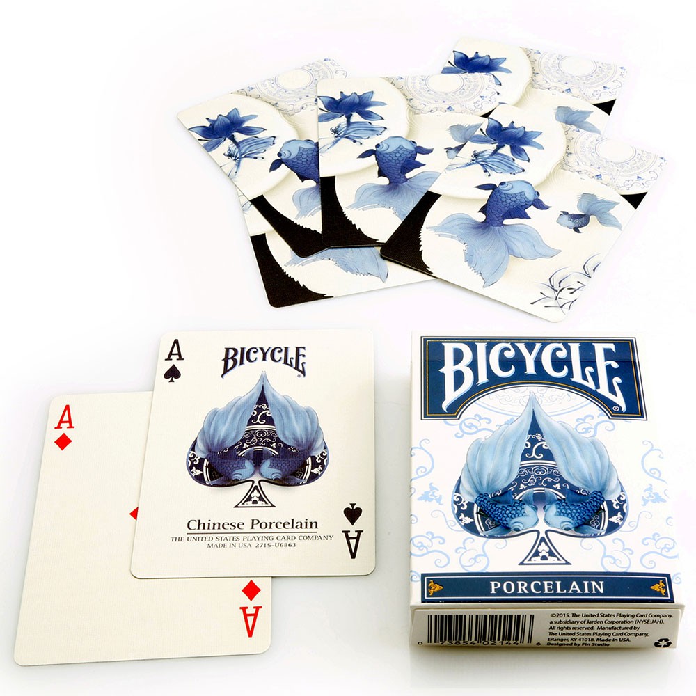 bicycle porcelain playing cards
