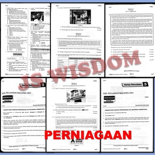 KERTAS PERCUBAAN SPM 2021 ILMU BAKTI -KSSM, BM/INGGERIS/P.ISLAM/P.MORAL/MATHEMATICS/ADD.MATHEMATICS/SAINS/SEJ/PERNIAGAAN