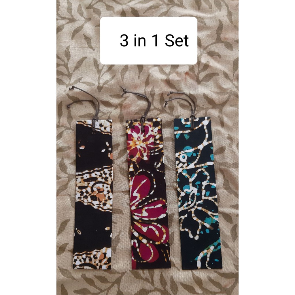 (Ready Stock) BA0053 Batik Bookmark Batik Souvenir Shopee Malaysia