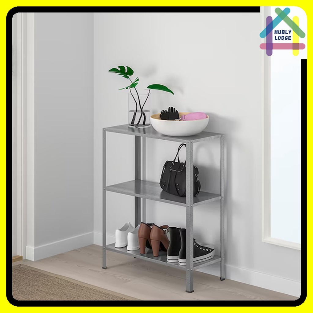 IKEA SHELF UNIT HYLLIS SHELVING UNIT 60X27X74CM INDOOR OUTDOOR RACK