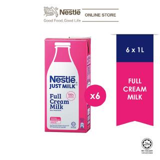 Nestle Just Milk Full Cream (1000ml x 6)