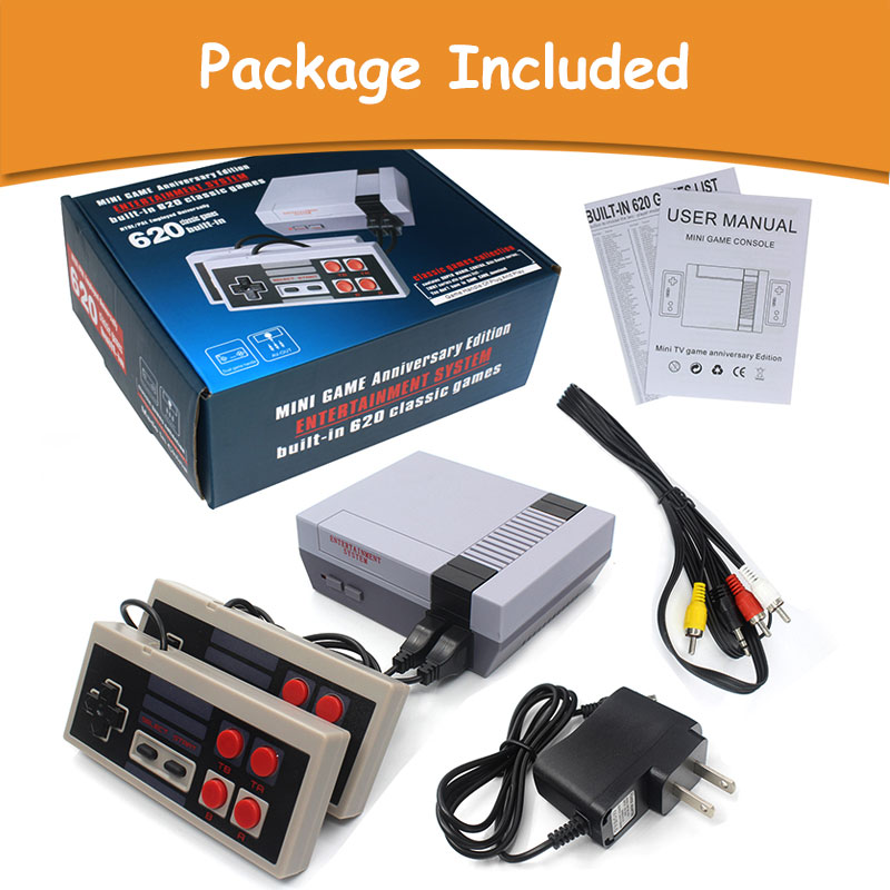 𝗕𝗨𝗜𝗟𝗧 𝗜𝗡 6 Games Retro Classic Mini Tv Game Console Handheld Gaming Player Av Output Video Game Console Shopee Malaysia