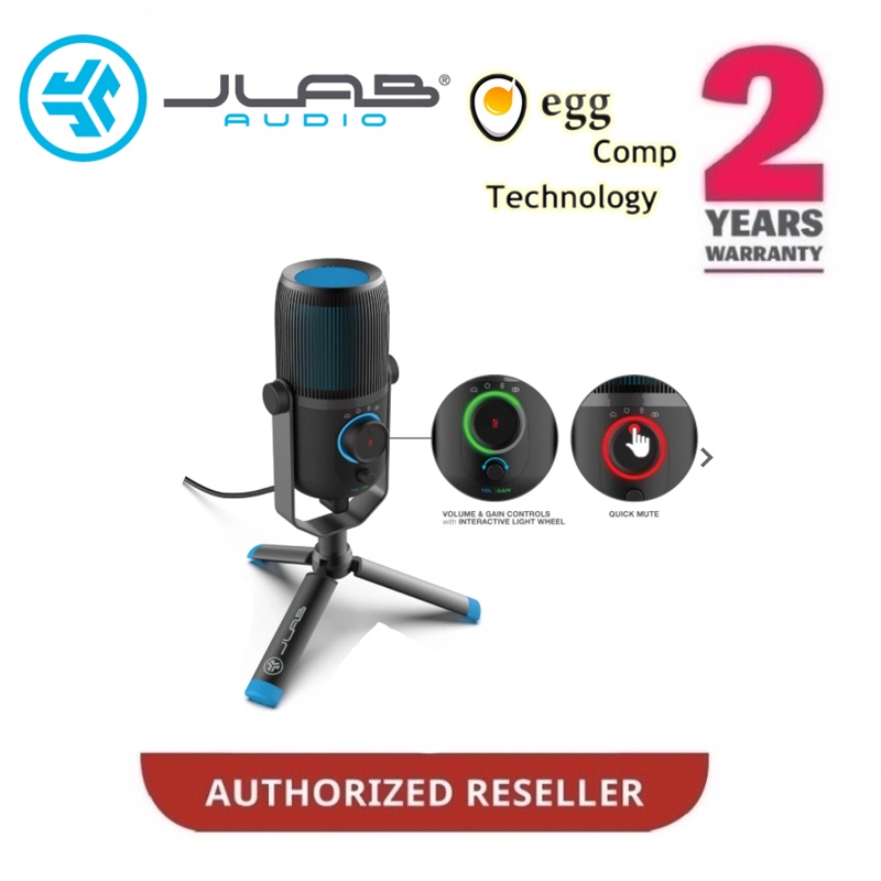 JLab Talk USB Condenser Microphone USBC Output Cardioid