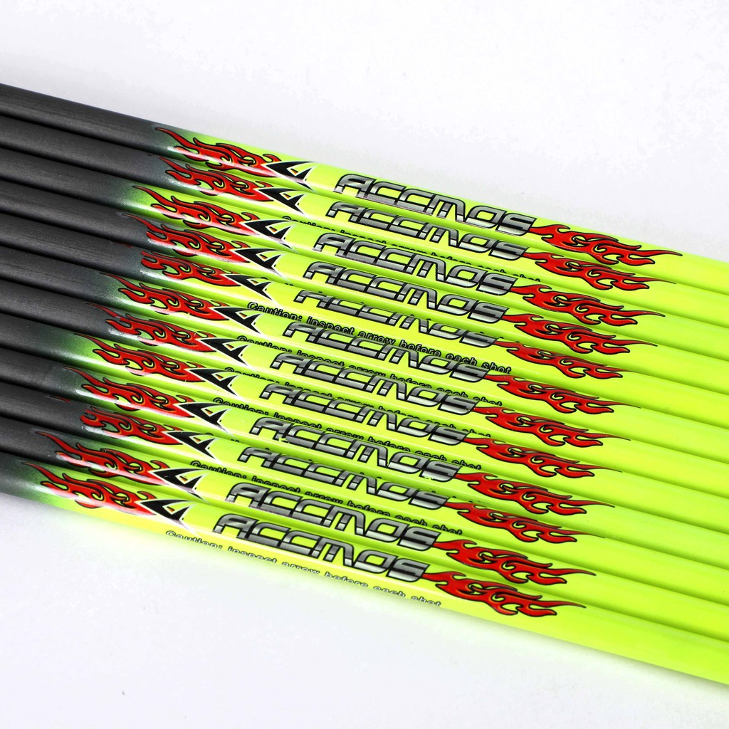12PCS Linkboy Archery Carbon Arrow Spine 300-600 ID 6.2mm Compound Bow Hunting 