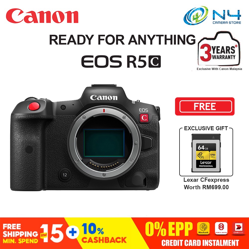 Canon EOS R5C R5 C Mirrorless Cinema Camera 100 Original CANON