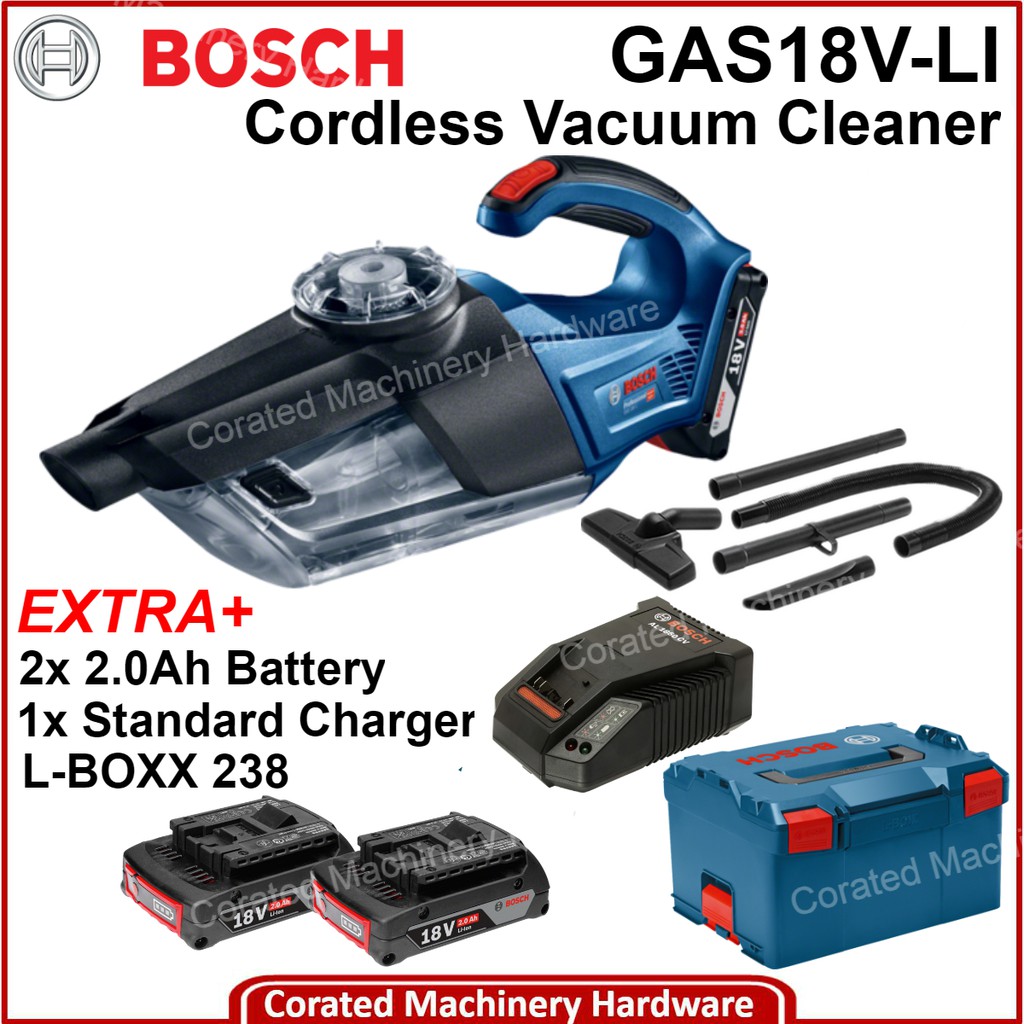 [CORATED] Bosch GAS18V1 18V Cordless Vacuum Cleaner (1 Year Warranty
