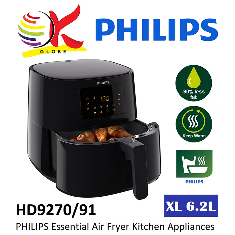 PHILIPS HD9270 (HD9270/91) 6.2L XL AIR FRYER AIRFRYER KITCHEN