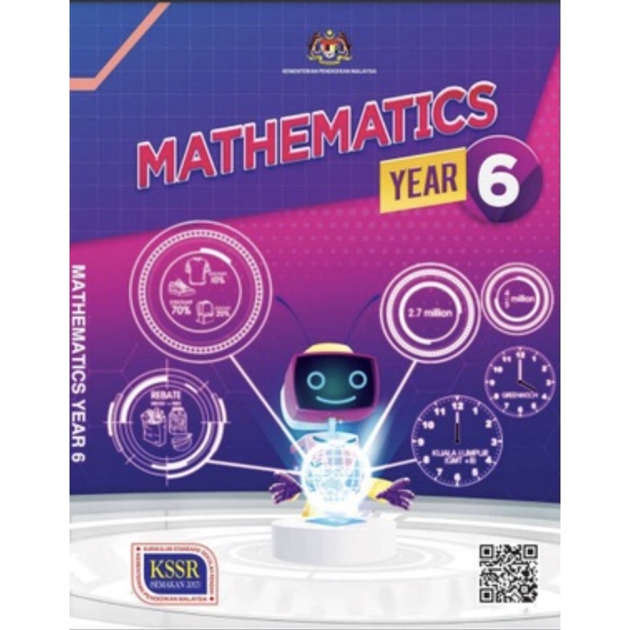 [W&O] Mathematics Textbook DLP Year 6 KSSR (2022 Edition)  Shopee Malaysia