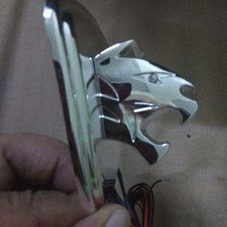 Proton Waja 3D Emblem Logo With Light !! Ready Stock 