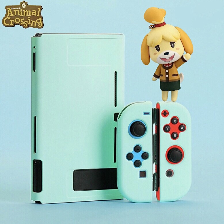 Ready Stock Nintendo Switch Animal Crossing Matcha Green Case High Quality Ns Dockable Protection Cover Acnh Theme Shopee Malaysia