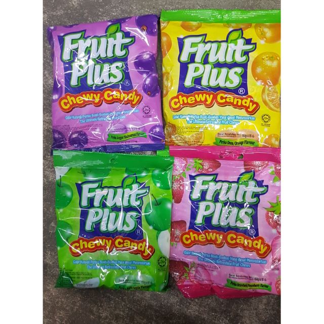 Fruit Plus Chewy Candy 150g Pkt Shopee Malaysia