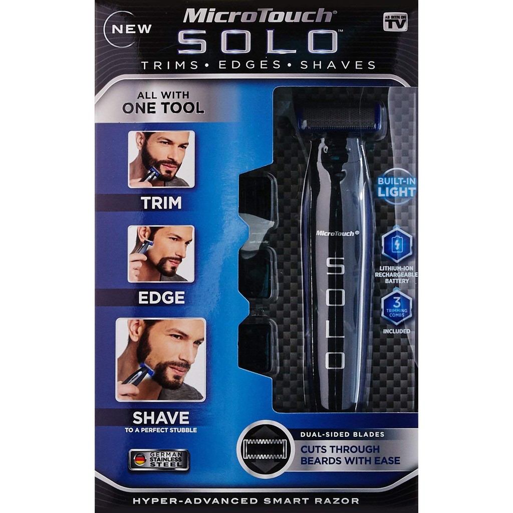 micro touch solo rechargeable full body trimmer and shaver
