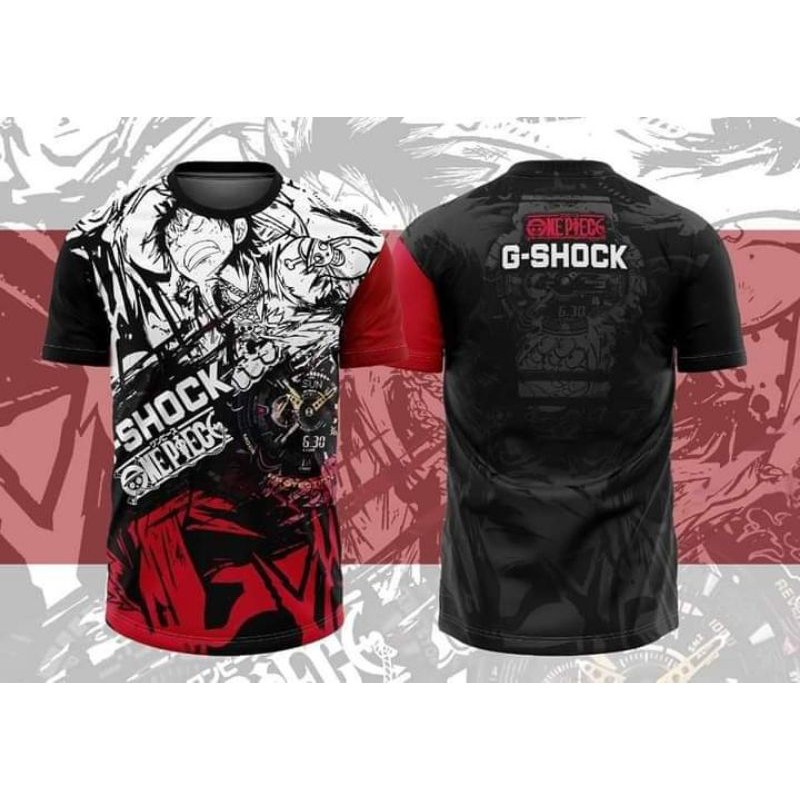 Men S T Shirt Gshock X One Piece Shopee Malaysia
