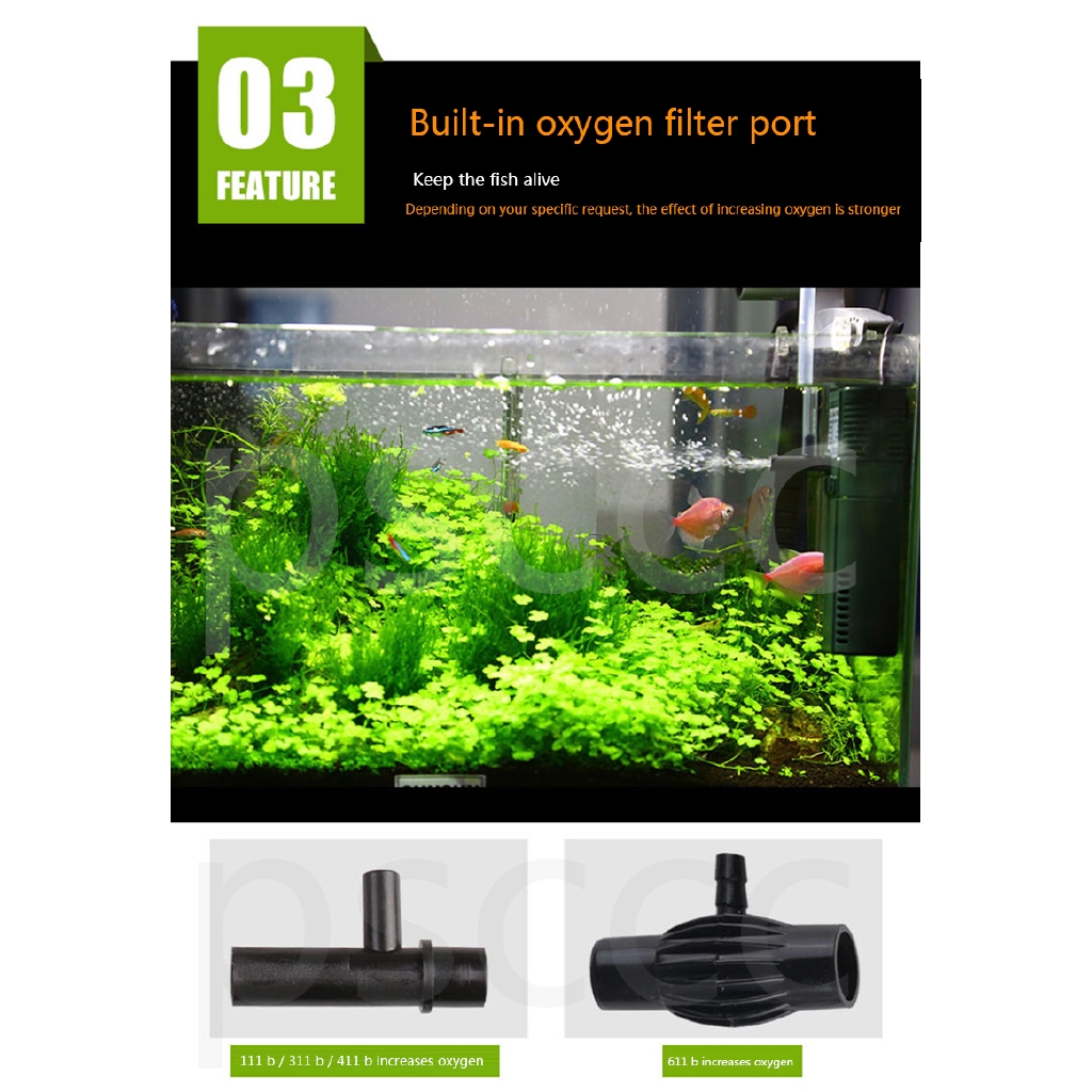 SUNSUN mini nano internal filter submersible oxygen pump fish turtle aquarium