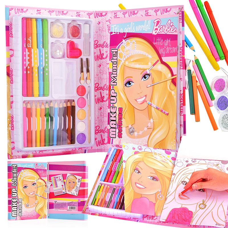 barbie painting set