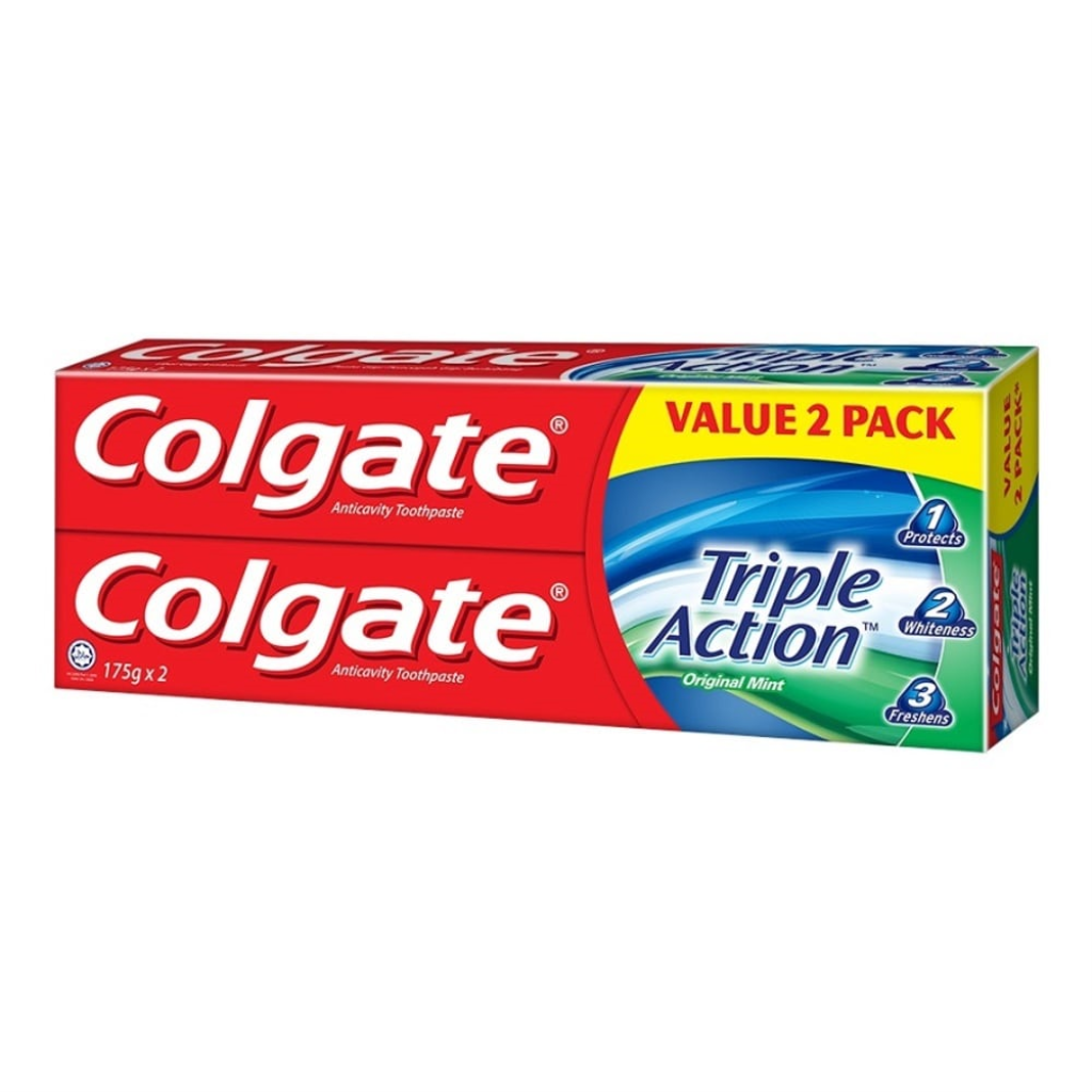 COLGATE Triple Action 2 x 175G Shopee Malaysia