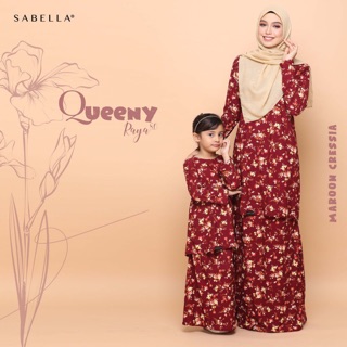  PART 1 Baju  Kurung Queeny Zalia Printed Ironless by 