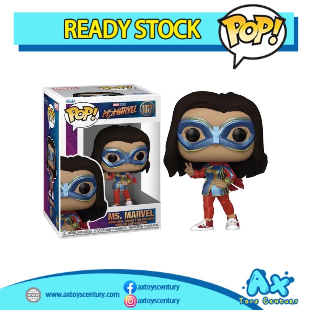 Funko Pop! Ms Marvel #1077 100% Genuine