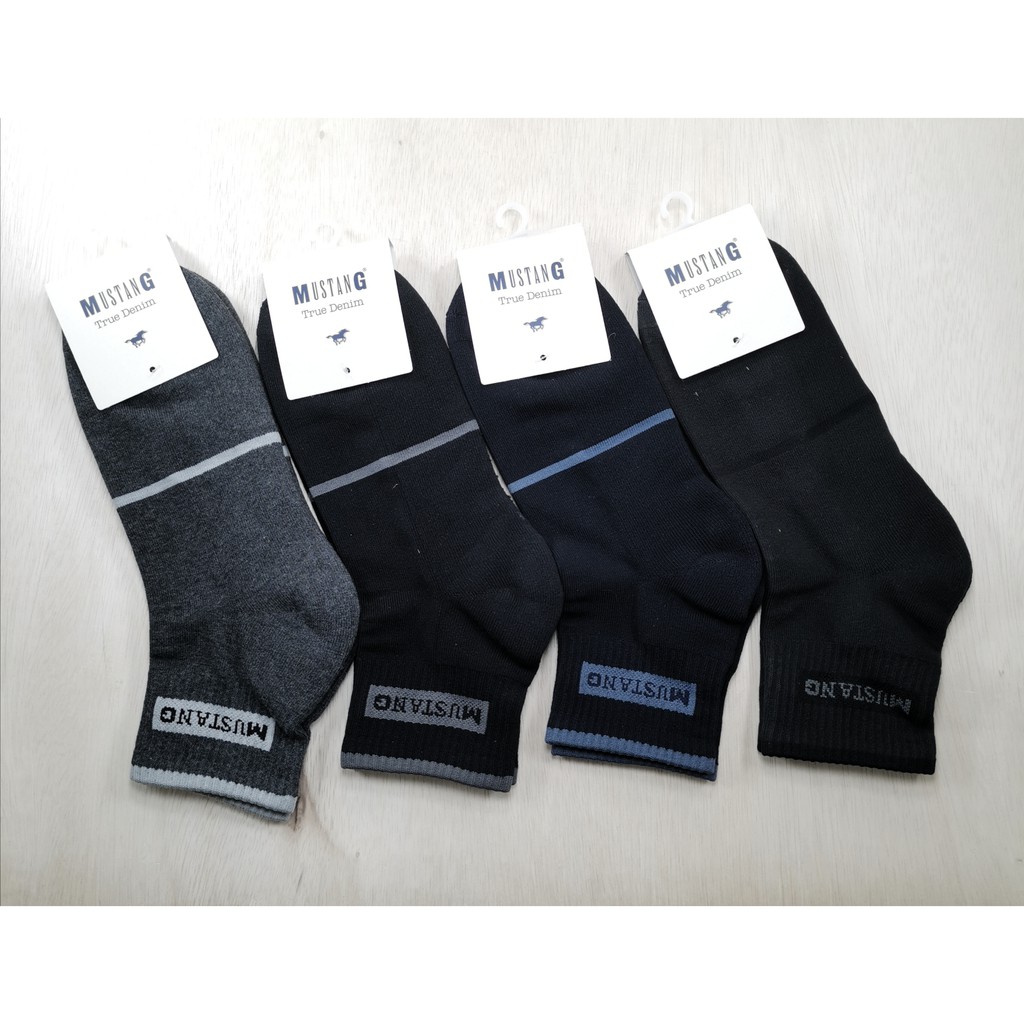 MUSTANG Men's Eco-Friendly Crew Socks (ONE PAIR)