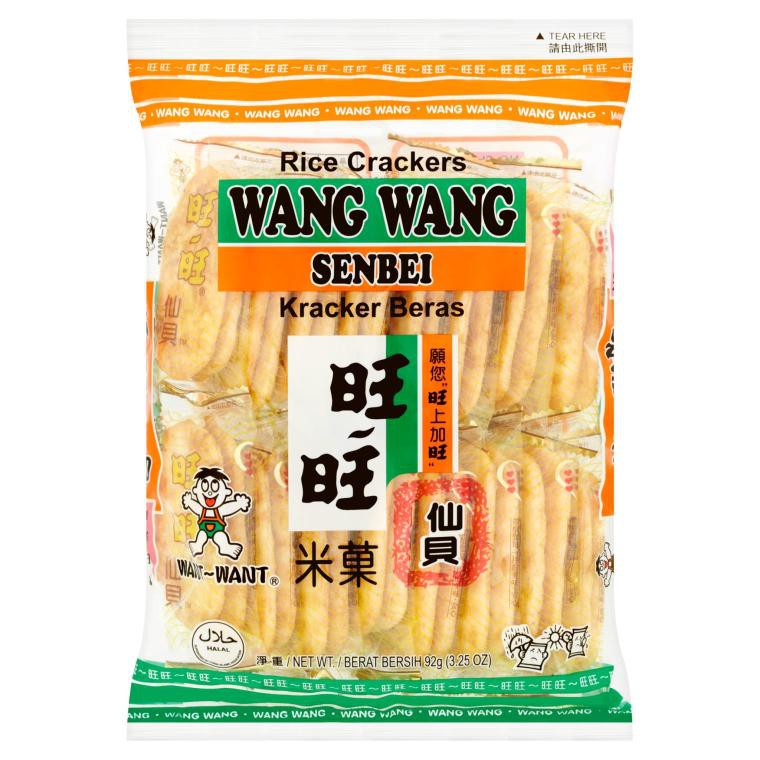 92g Want- Want Wang Wang Rice Crackers HALAL (LOCAL READY STOCKS )