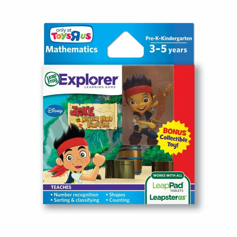 LeapFrog LeapPad Learning Software with Figurine - Disney Jake and the ...