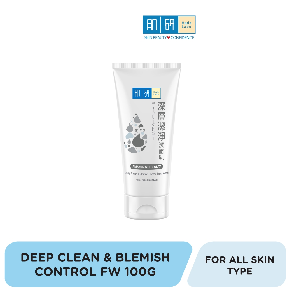 Hada Labo Deep Clean & Blemish Control Face Wash 100g ( New Packaging)