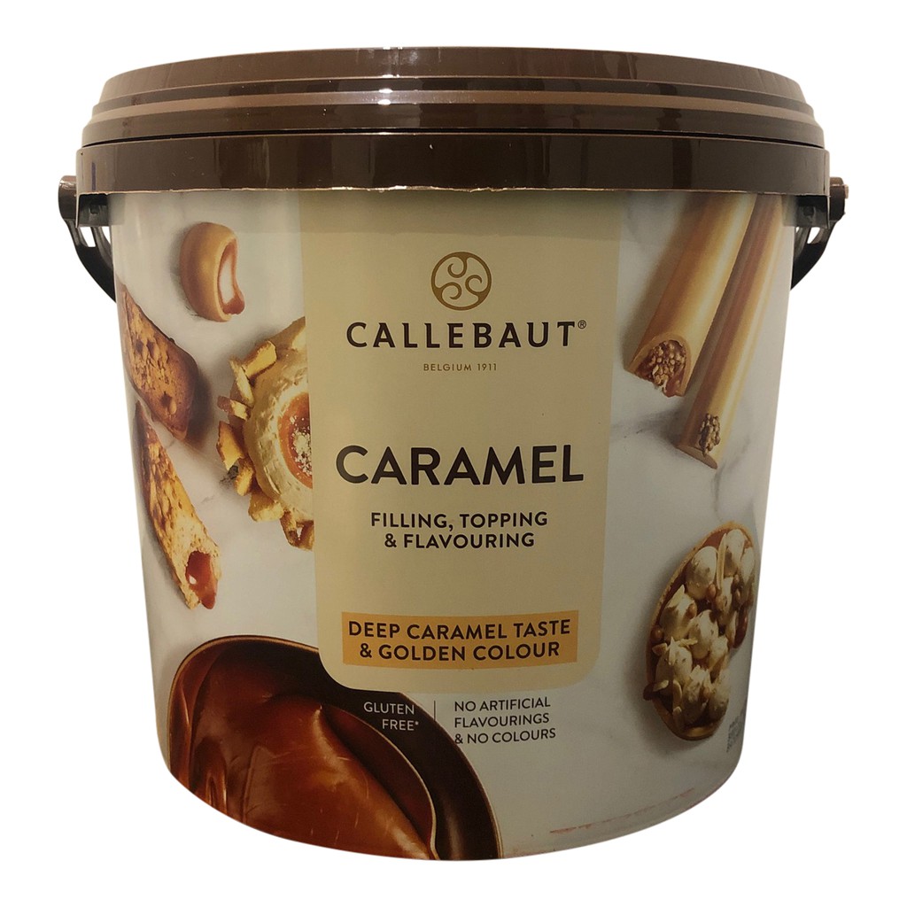 Callebaut Caramel 100% For Filling, Topping And Flavouring (600 Gram ...