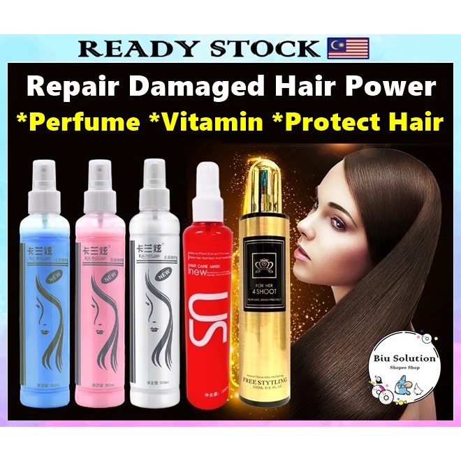 №♛Hair Repair Perfume Vitamin Spray Rambut Wangi Treatment Repair Damage  Hair Mist Dry Ready Stock KALANXUAN | Shopee Malaysia
