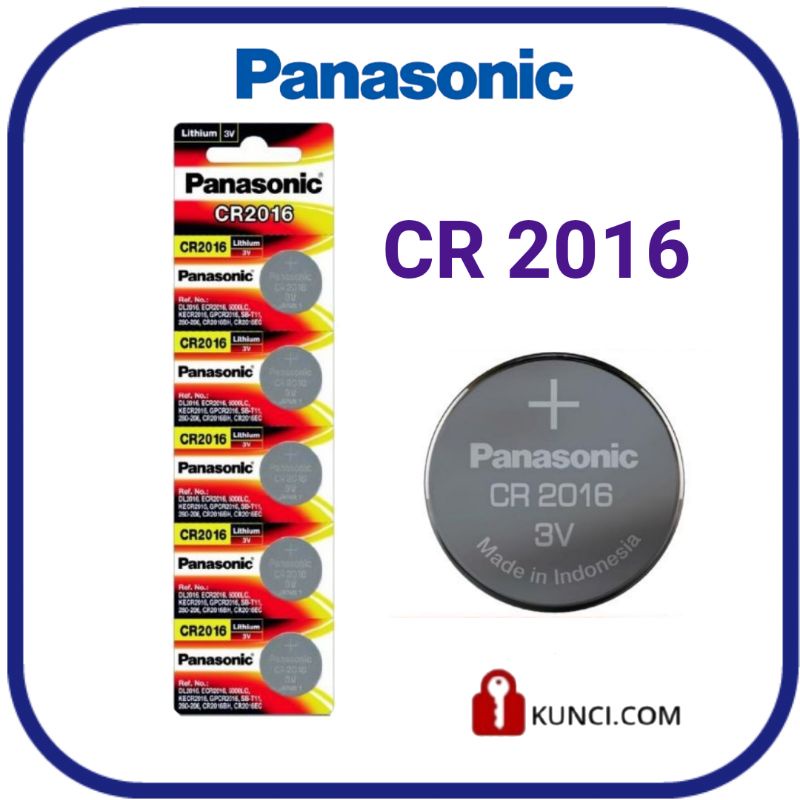 5PCS ORIGINAL PANASONIC LITHIUM BATTERY CR2016 Shopee Malaysia