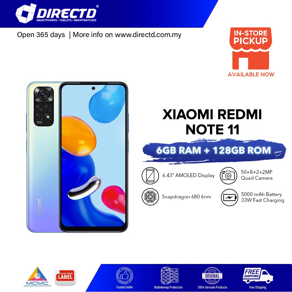 Xiaomi Redmi Note 11 (6GB RAM/128GB ROM) | Shopee Malaysia