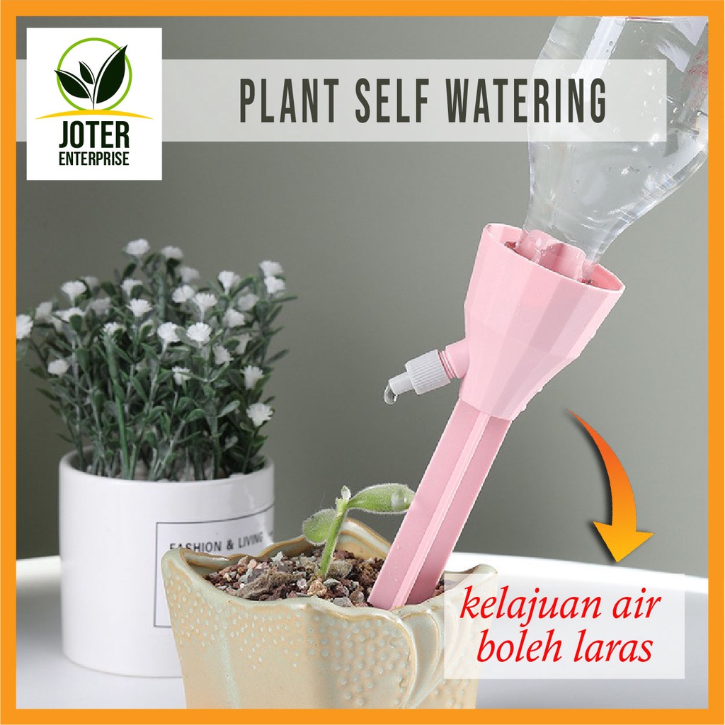 Alat Siram Pokok Botol Automatik Drip Plant Watering Device Automatic Plant Waterer Watering Kits System Auto Watering