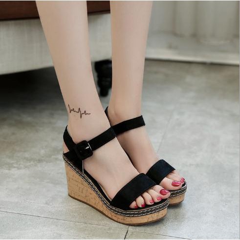 sandal wedges shopee