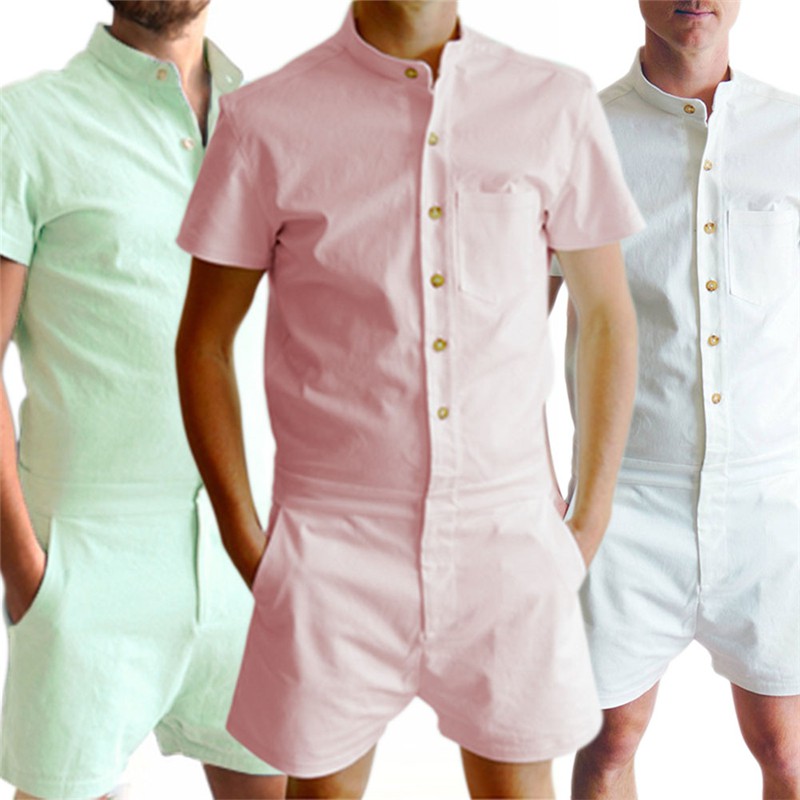 mens short jumpsuit