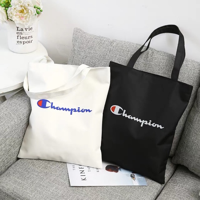 champion canvas tote bag