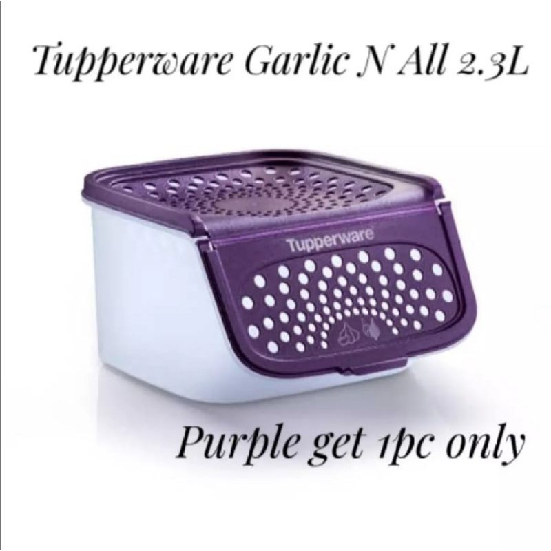 Garlic-N-All-Keeper (2) 5.5L  Tupperware Plus