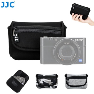 Nikon JJC Small Digital Camera Bag Travel Storage Protection Sony ZV-1 Black Card RX100 Series, GR3x3/2, Canon G7 Nikonso Fuji And Other Cameras