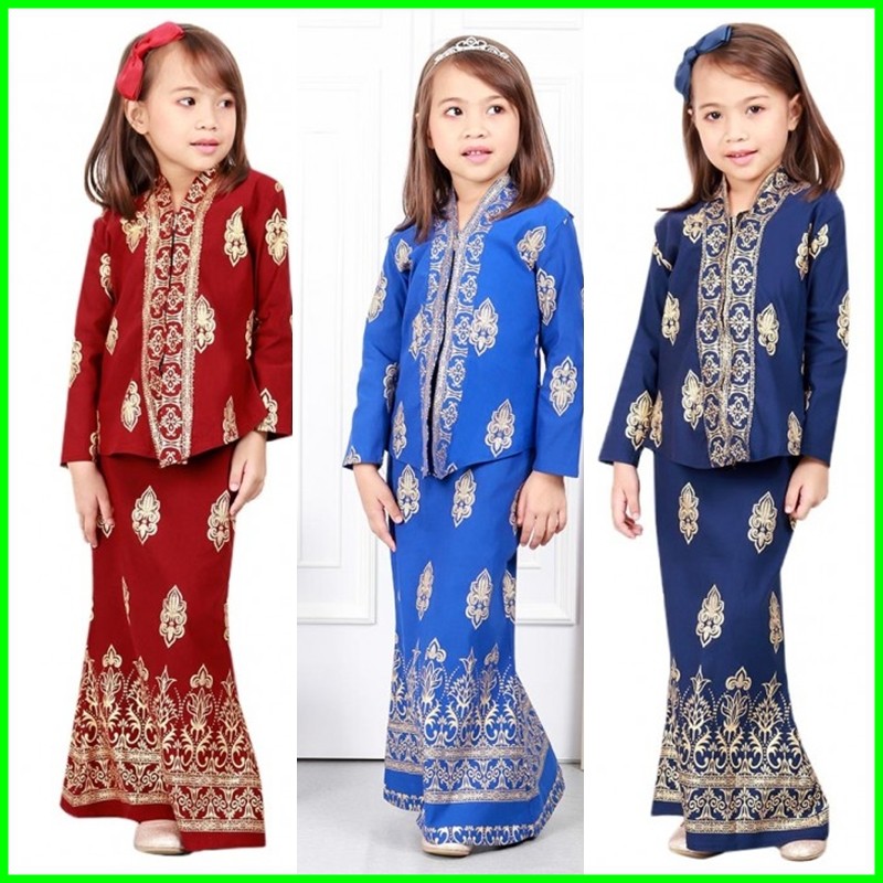  Kebaya  Songket Budak  Free Size Shopee Malaysia