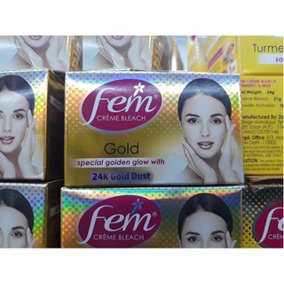 fem creme bleach gold 24g