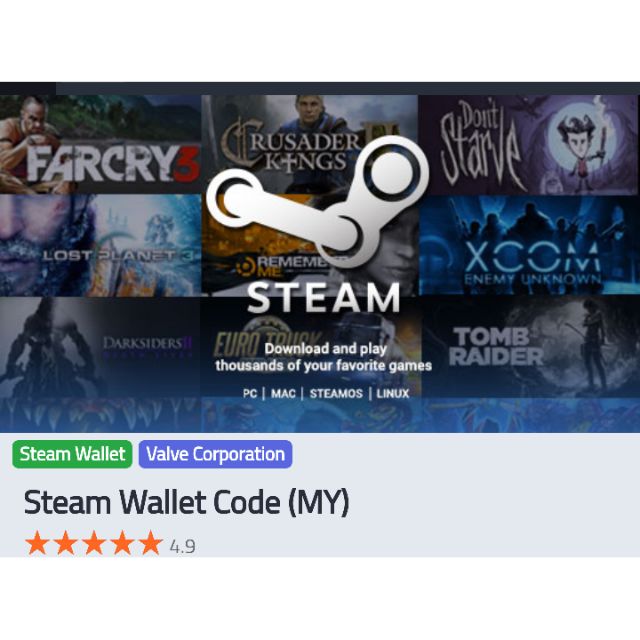 STEAM WALLET code ( 10RM and 20RM) | Shopee Malaysia