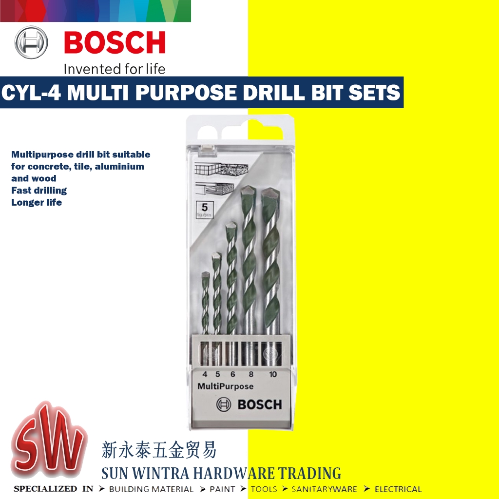 Bosch CYL4 Multi Purpose Drill Bit Sets 2608680798 Shopee Malaysia