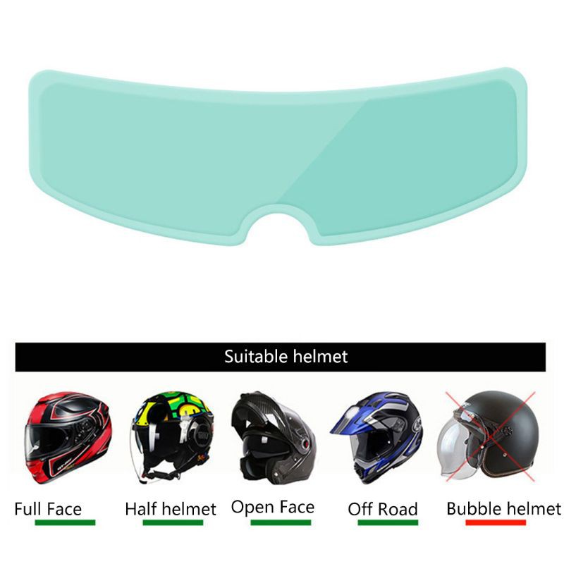Universal Helmet Clear AntiFog Motorcycle Helmet Lens Fog Resistant