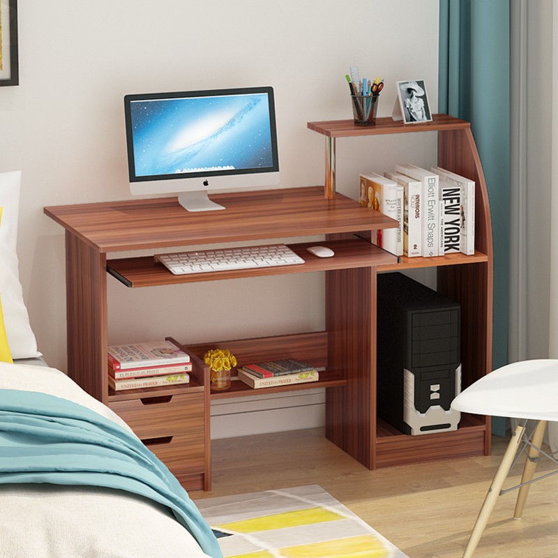 Computer Desk Desktop Economical Bedroom Table Simple Student Desk With Bookshel