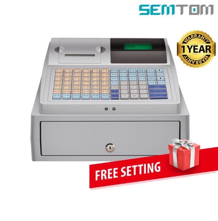 Semtom Cashier Machine Cash Register Machine Plc50 1 Year Warranty Shopee Malaysia