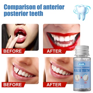 (ready) Eelhoe Falseteeth Teeth Solid Glue Fangs Fake Tooth Dentures 