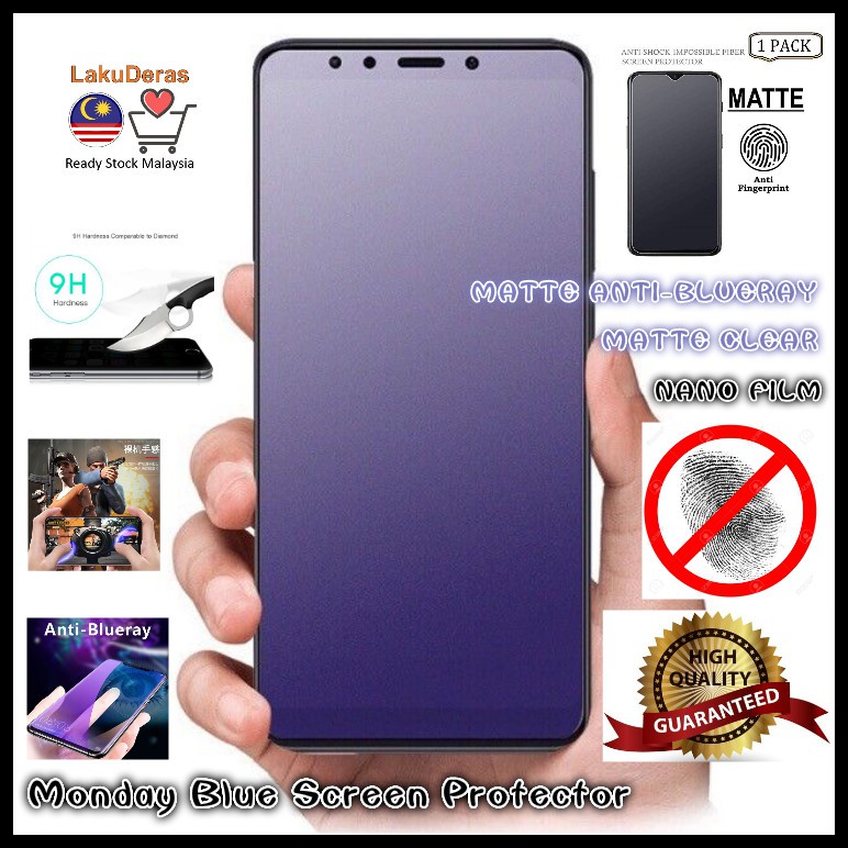 Samsung Galaxy J1 14 J1 16 J2 15 J2 Prime 16 J2 Pro 18 Anti Finger Print Matte Screen Protector Shopee Malaysia