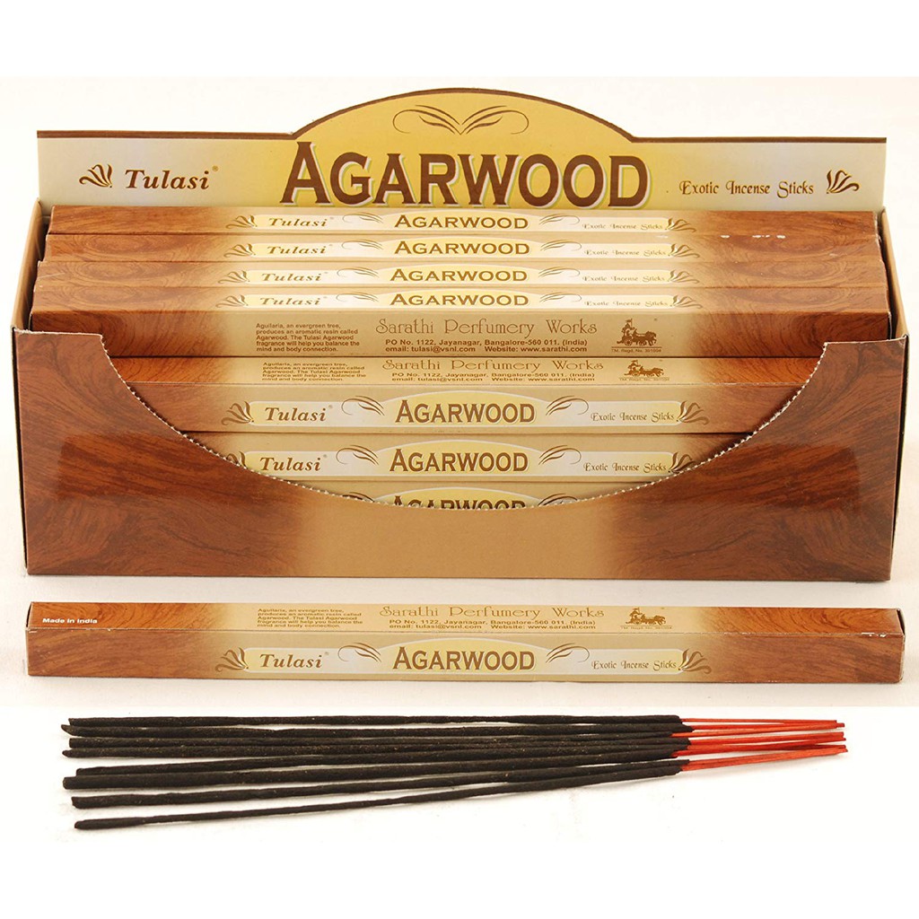 Download Tulasi Agarwood Incense Sticks 20 sticks per pack ,6pack ...