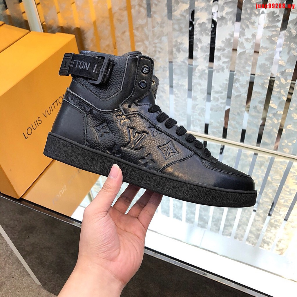 louis vuitton black high tops