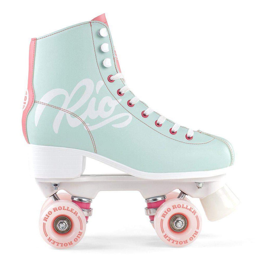 Rio Roller Roller Skates Script Teal Coral Us 10 Eu 43 Sports Amp Outdoo Shopee Malaysia