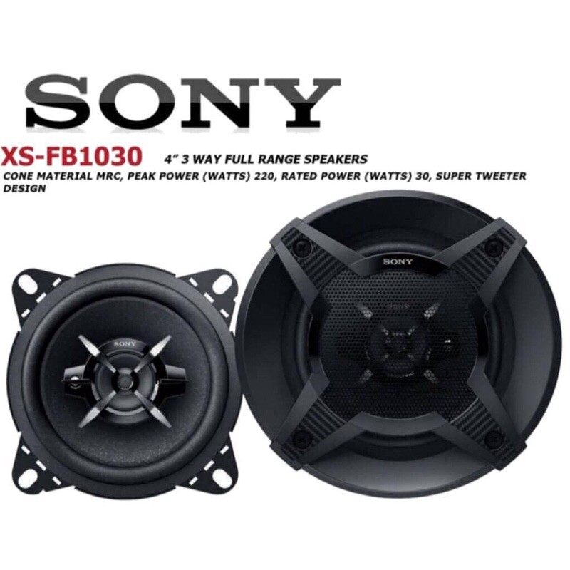 SONY XS-FB1030 4”XS-FB1330 5”XS-FB1630 6'' XS-FB6930 6x9INCH 270 WATTS 3 WAY Car Speaker System Bass WIRA VIVA AXIA SAGA